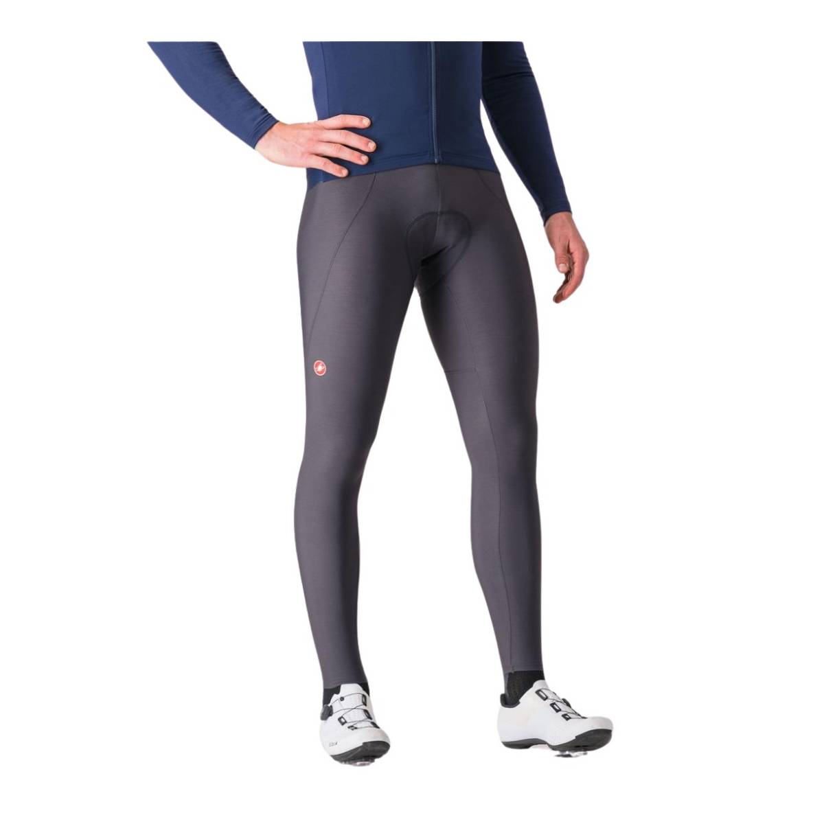 Salopette Lunga Castelli Espresso Grigio Nero, Taglia L