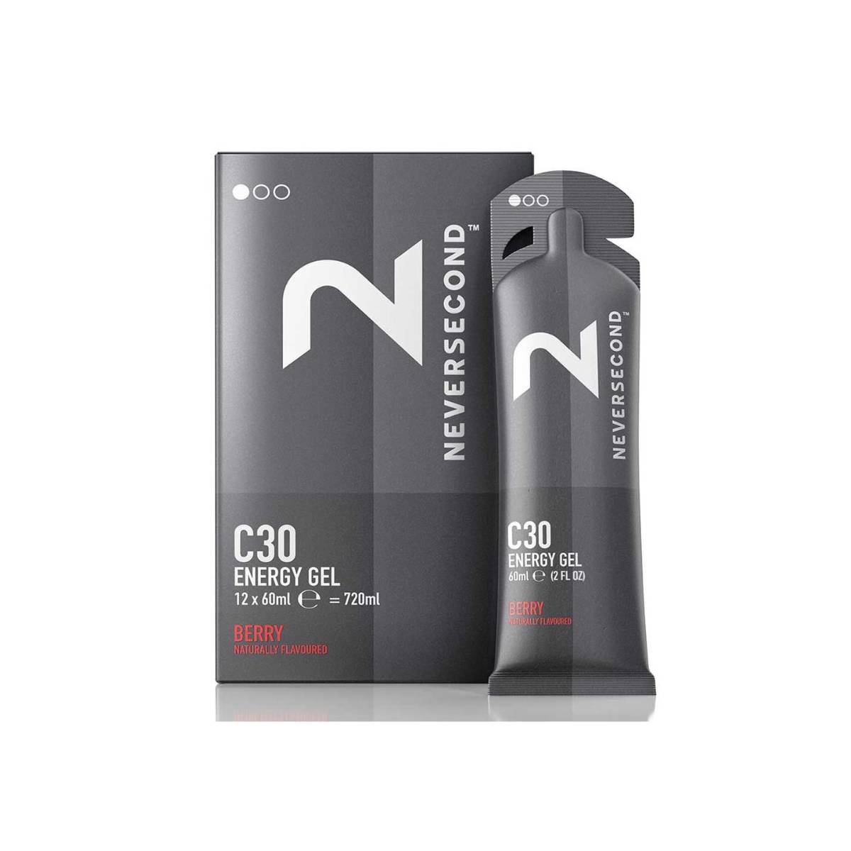 Gel Energetico Neversecond C30 Berry - Scatola da 12 Unità (60 ml)