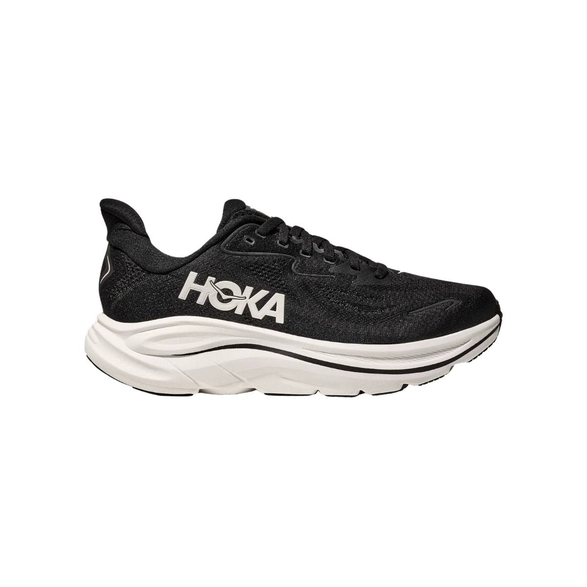 Scarpe Hoka Clifton 10 Nero Bianco SS25, Taglia EU 43 1/3
