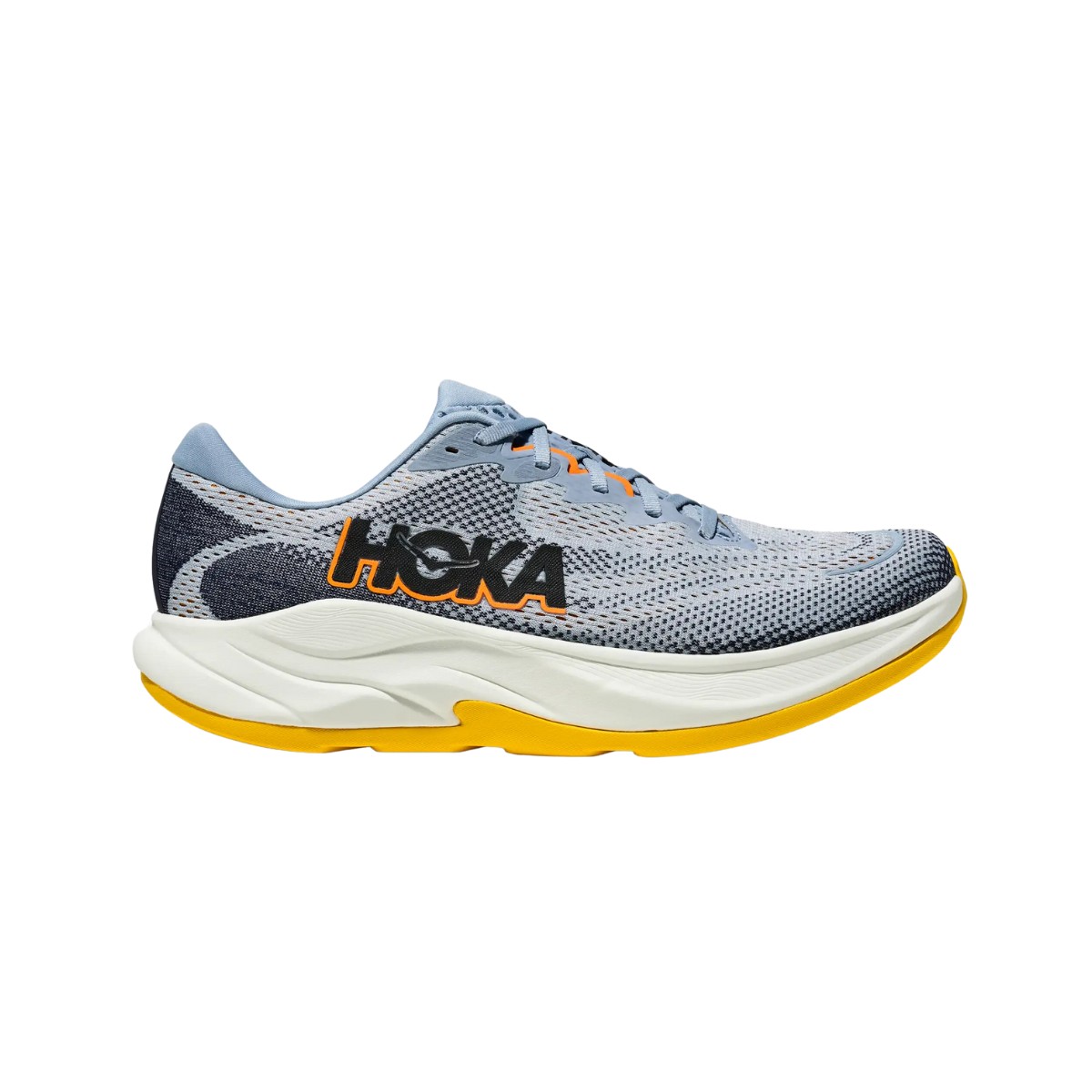 Scarpe Hoka Rincon 4 Grigio Giallo SS25, Taglia EU 45 1/3