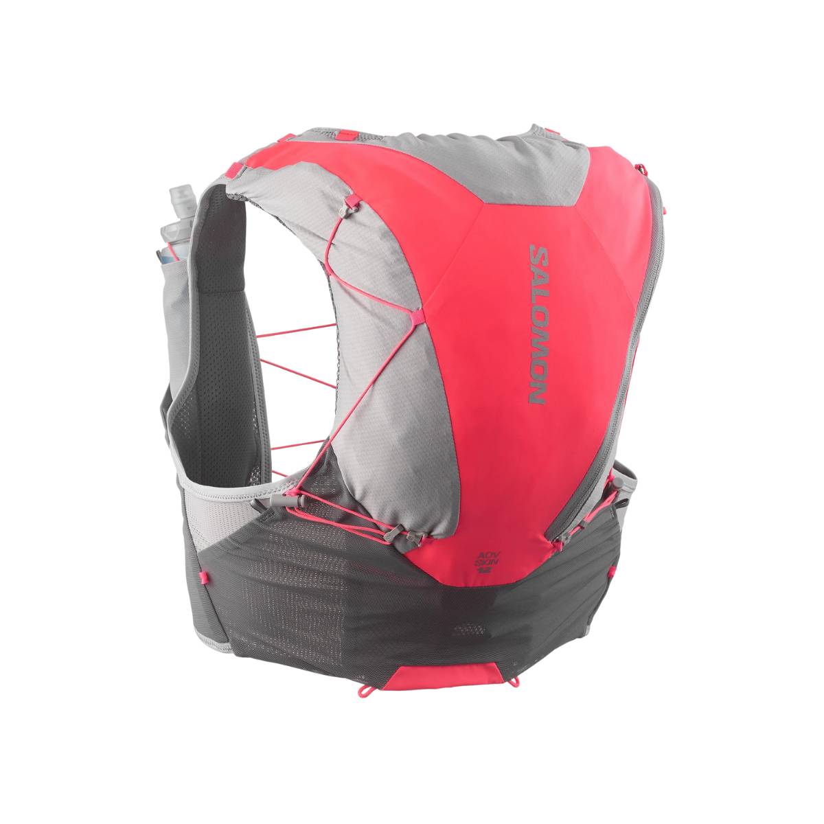 Gilet Salomon ADV Skin 12 Set Rosso Grigio, Taglia S