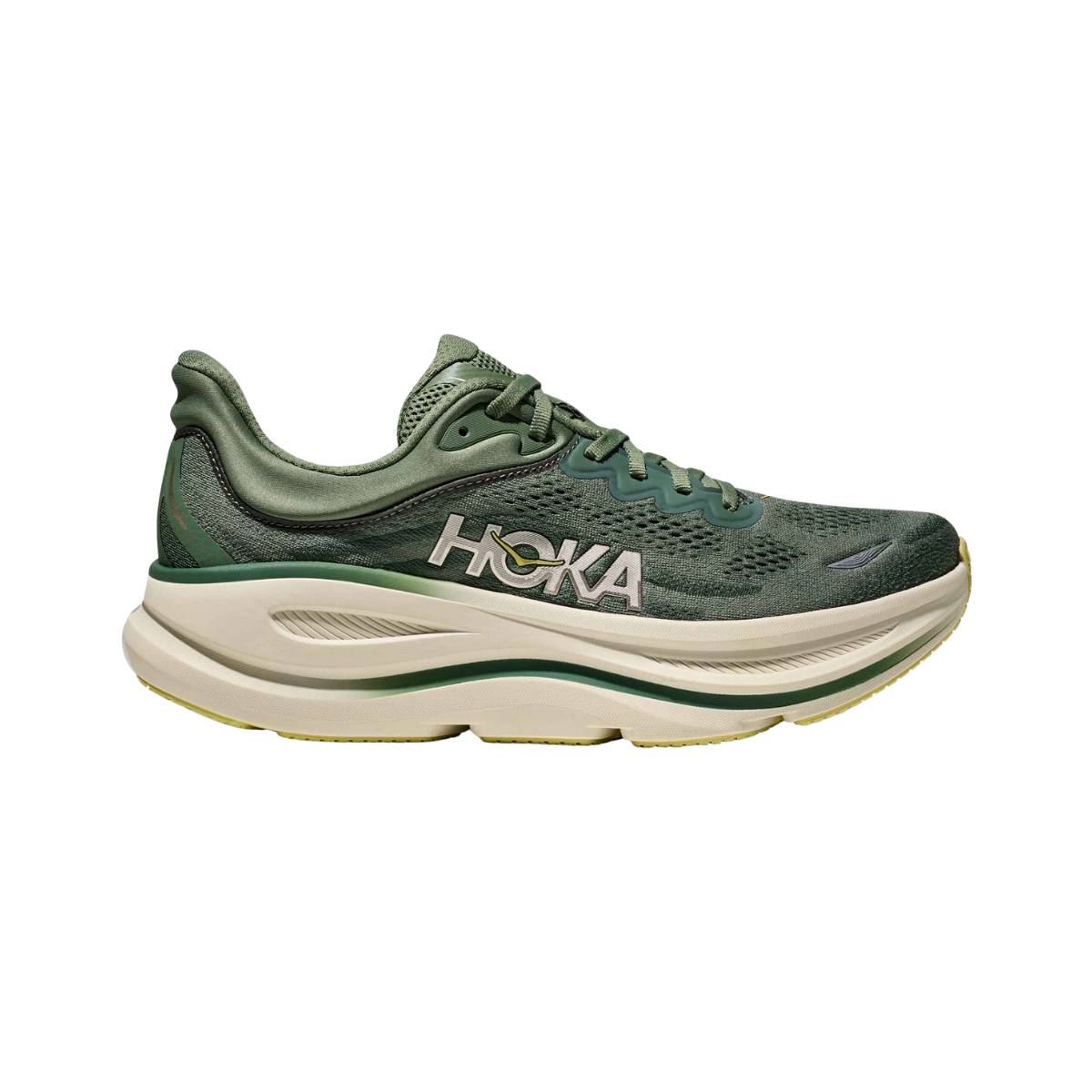 Scarpe Hoka Bondi 9 Verde AW25, Taglia EU 42 2/3