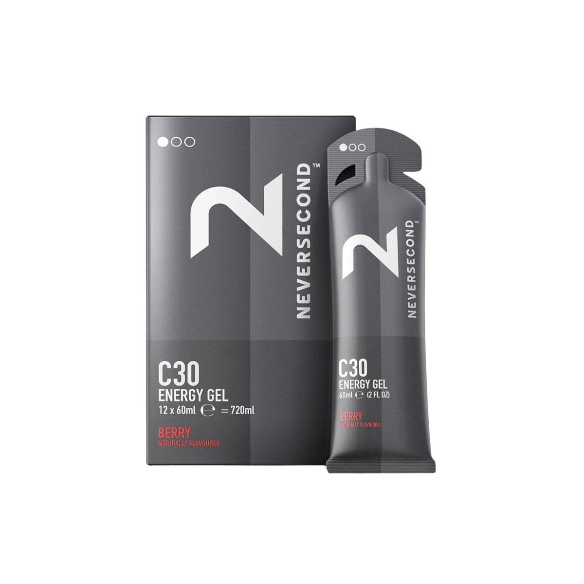 Neversecond Energy Gel Frutti Rossi 60 ml | 12 Unità