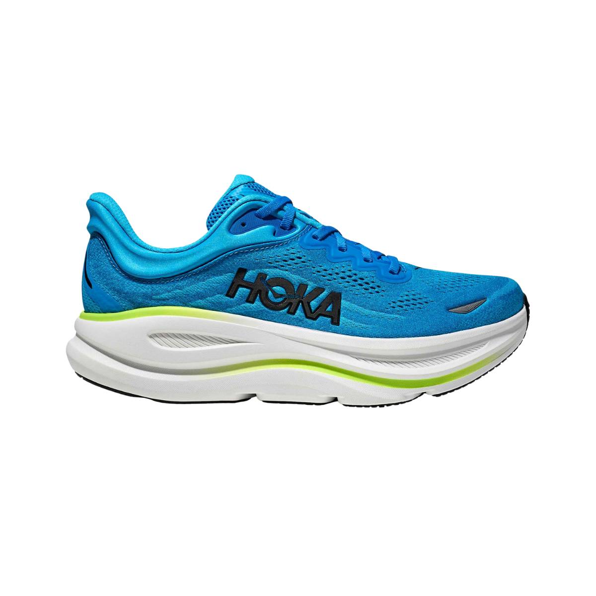Scarpe Hoka Bondi 9 Blu Bianco AW25, Taglia EU 45 1/3
