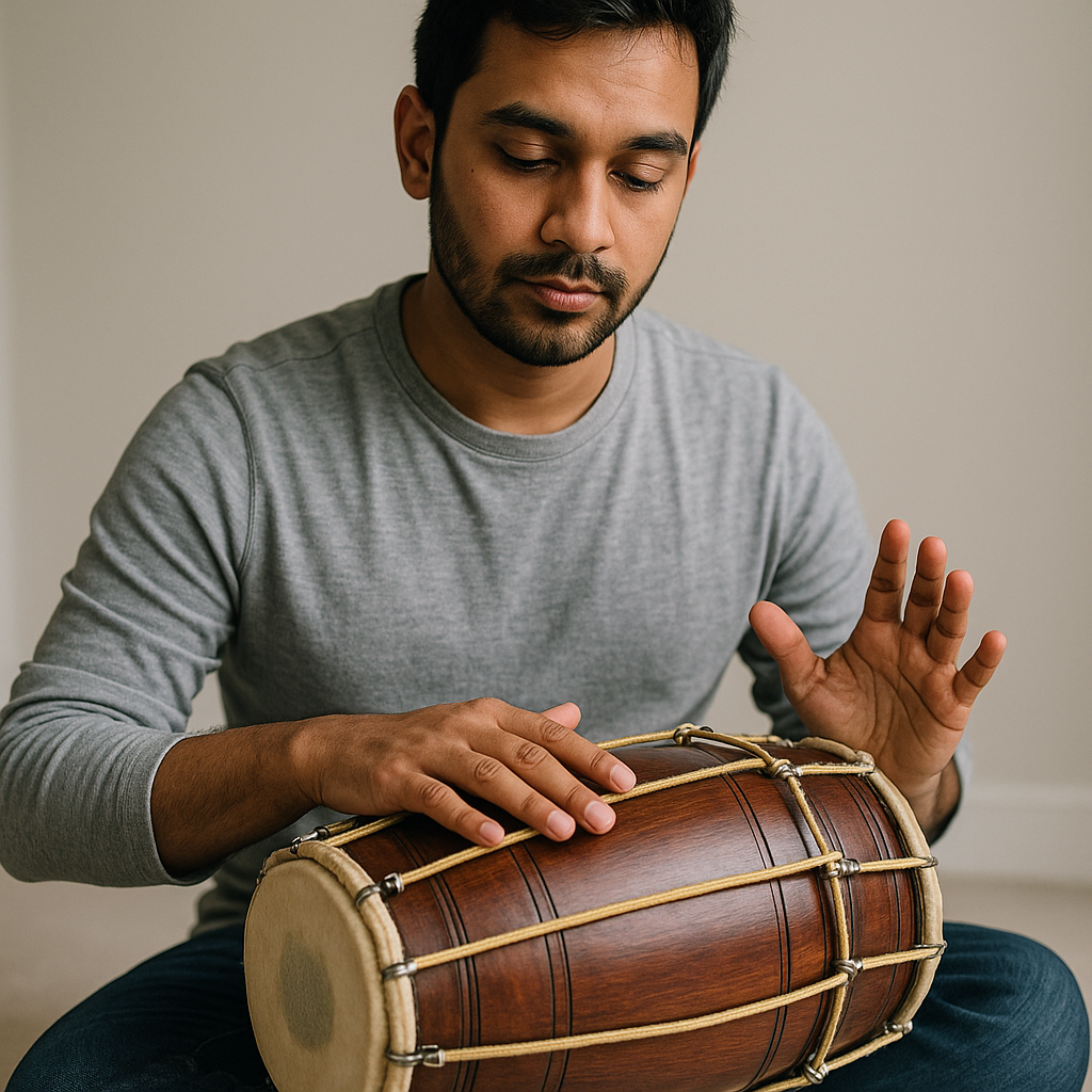 Tecniche base per suonare il dholak