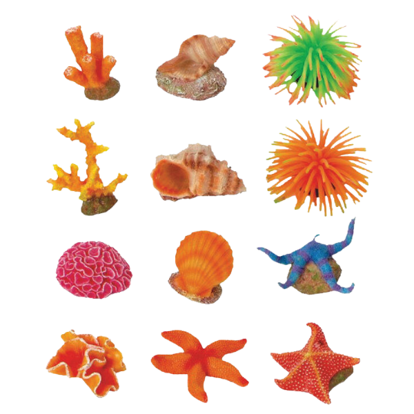 Blu Bios Mini Decorazioni Acquario - Mix 4-5 cm - Spedizione Gratuita da 39€