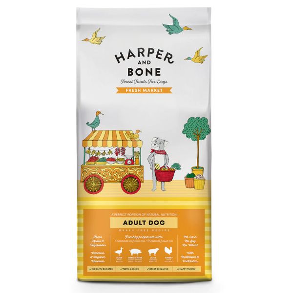 Harper and Bone Adult Medium/Large Grain Free - 12 Kg - SPEDIZIONE GRATIS DA 39€