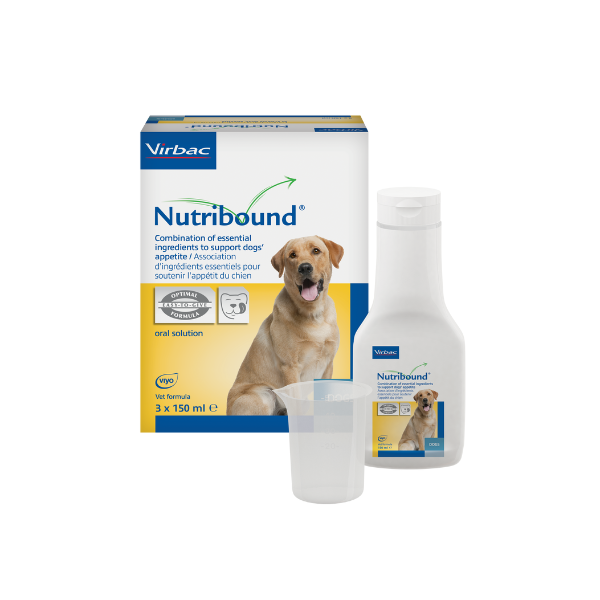 Virbac Nutribound Cani - 3 Flaconi da 150 ml - SPEDIZIONE GRATIS DA 39