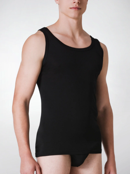 Canotta spalla larga uomo ARIA, 100% cotone SUPIMA