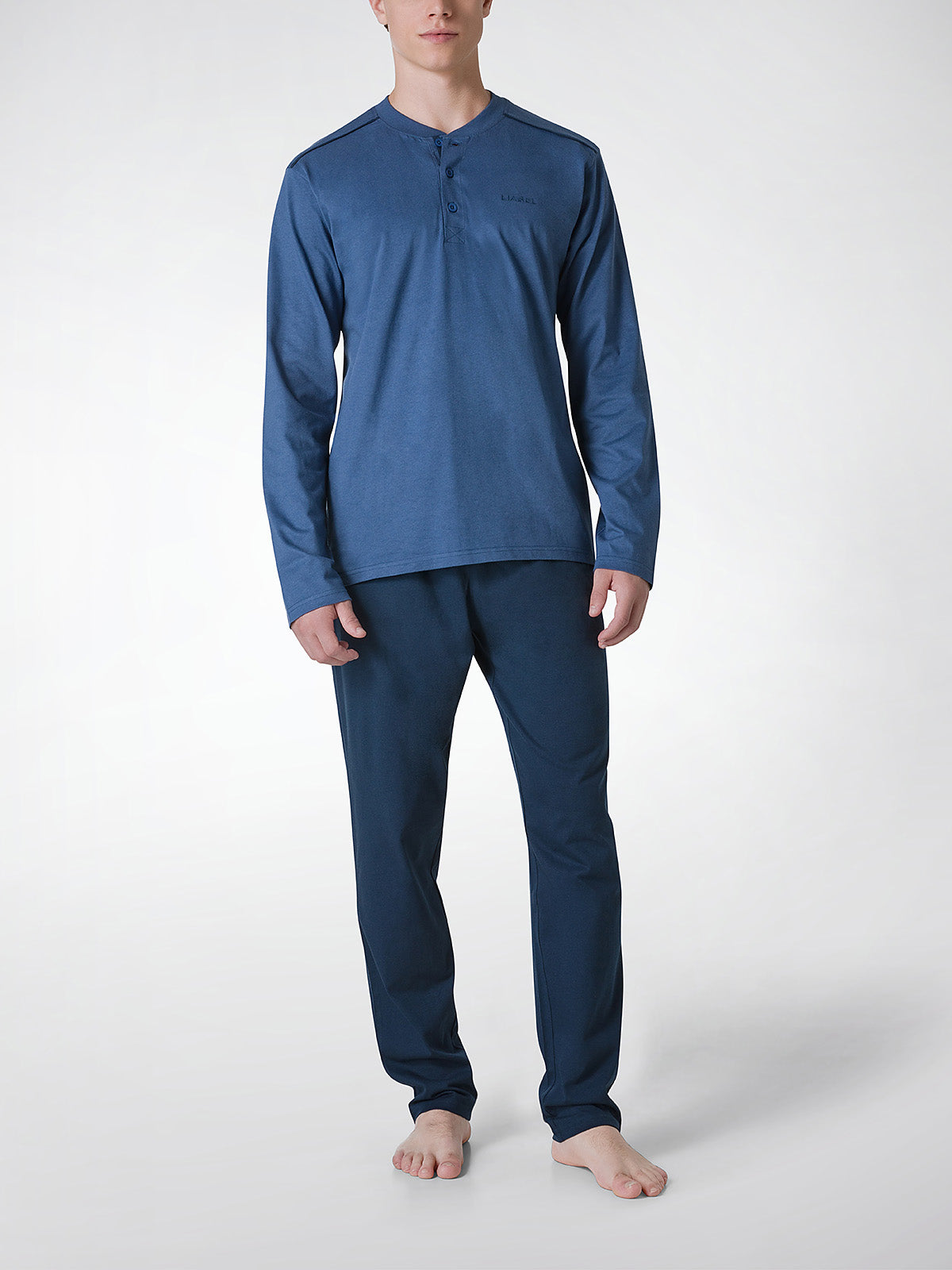 Pigiama Lungo Uomo in Cotone Premium