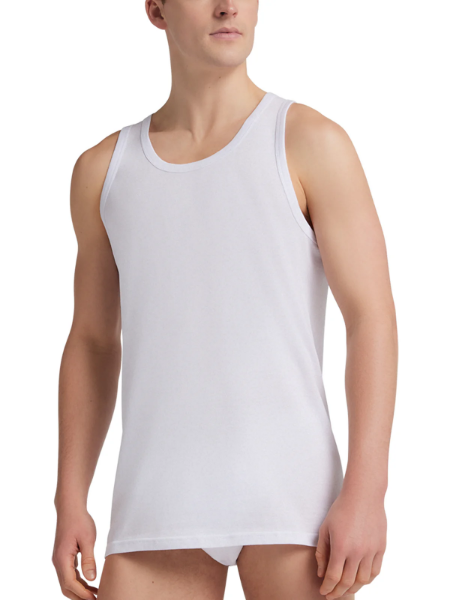 Pack 3 canotte spalla larga uomo, cotone