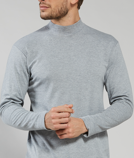 Lupetto Manica Lunga Uomo, Cotone Caldo Liabel