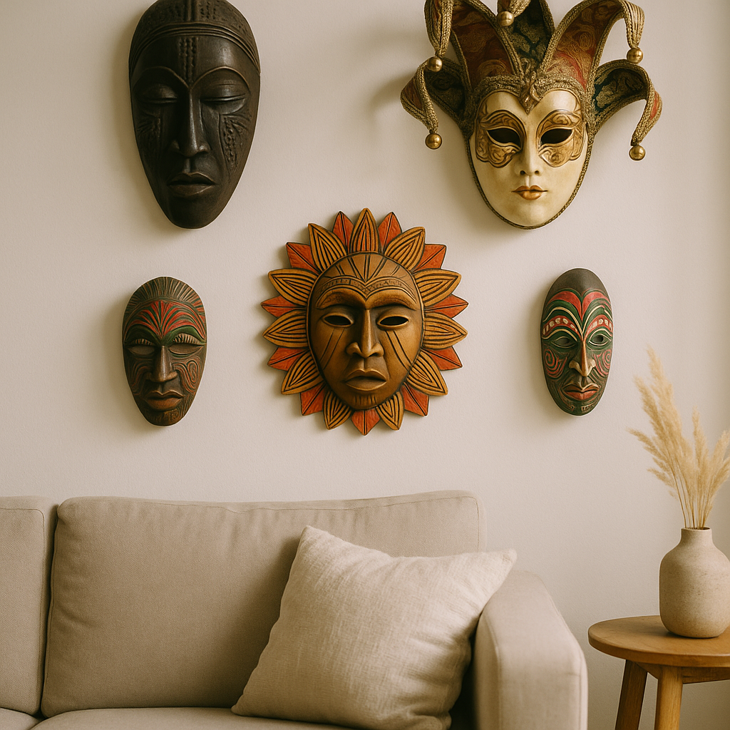 Maschere decorative: idee per ogni stanza