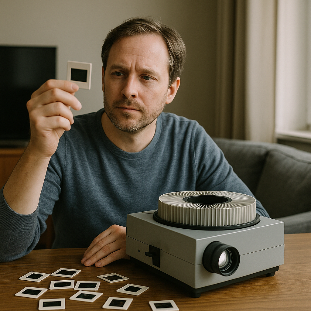 Proiettori diapositive: nostalgia e modernità
