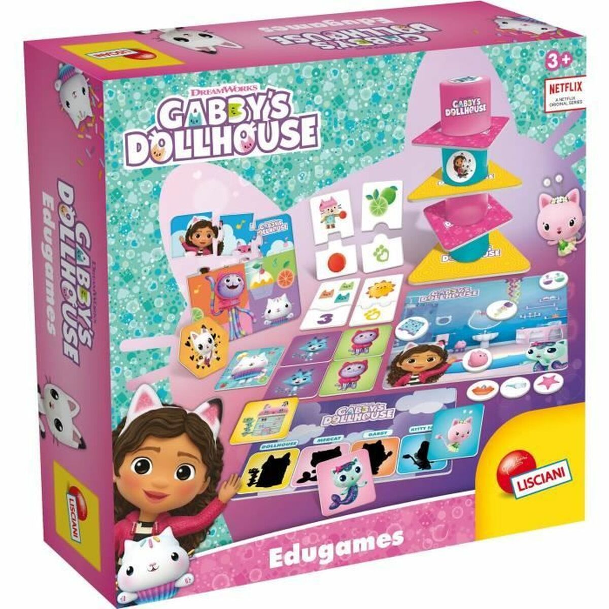 Game educativo Lisciani Giochi Gabby's Dollhouse Edugame (FR)