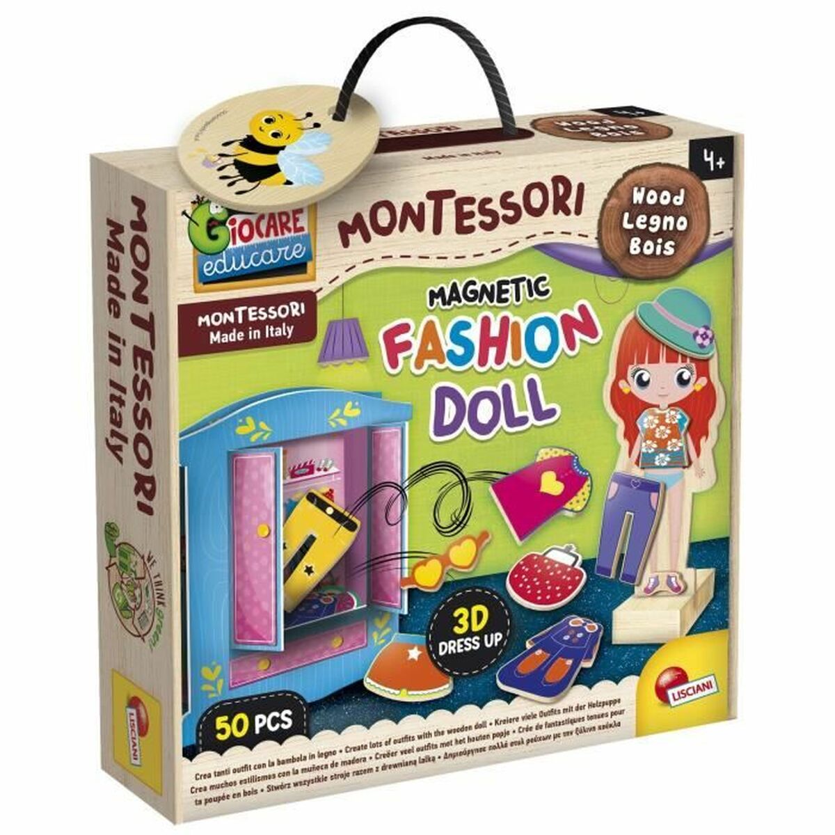Gioco educativo Lisciani Giochi Magnetic Fashion Doll (FR)