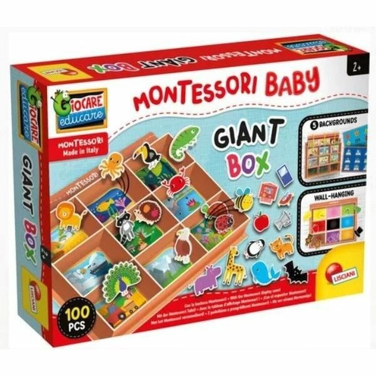 Gioco educativo Lisciani Giochi Montessori Baby Giant Box