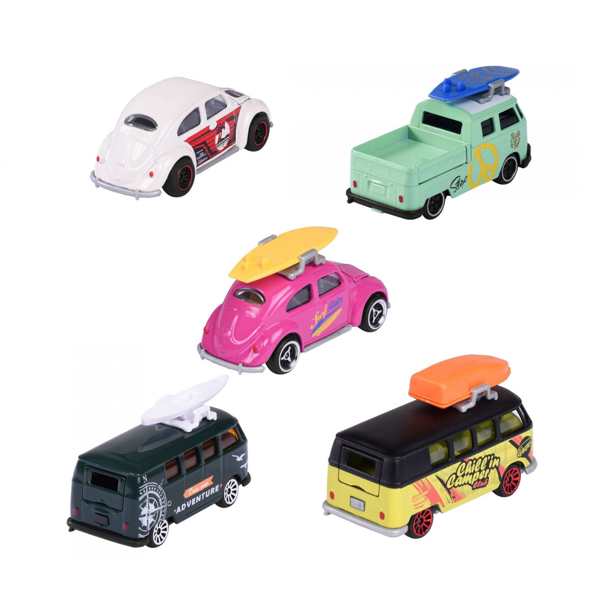 Originali Volkswagen Majortette Playset Vehicle (5 pezzi)