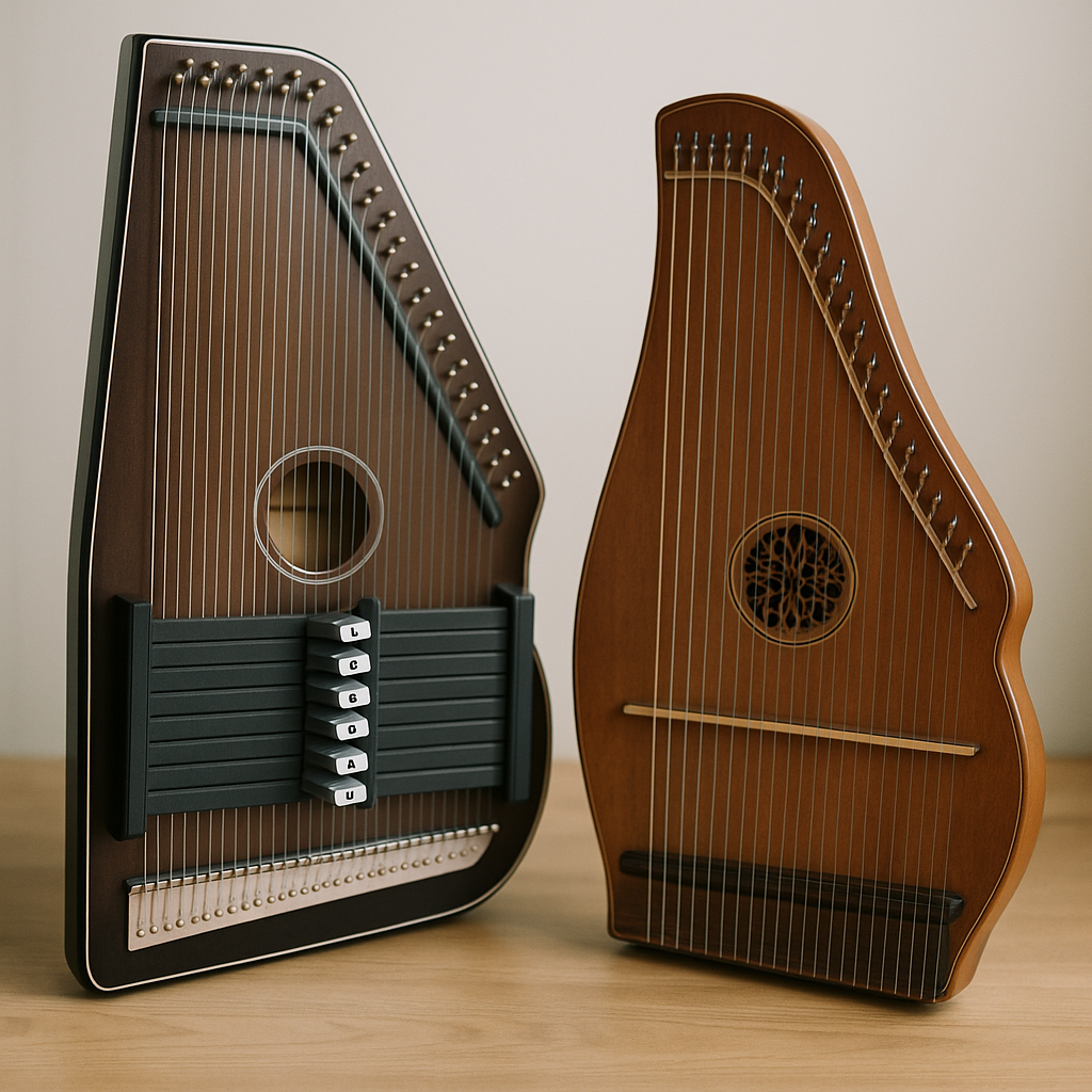 Autoharp e ziter per strumenti musicali: guida 2026
