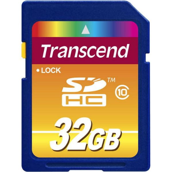 Transcend SDHC 200x (32 GB, SDHC, U1, UHS-I), Scheda di memoria, Nero