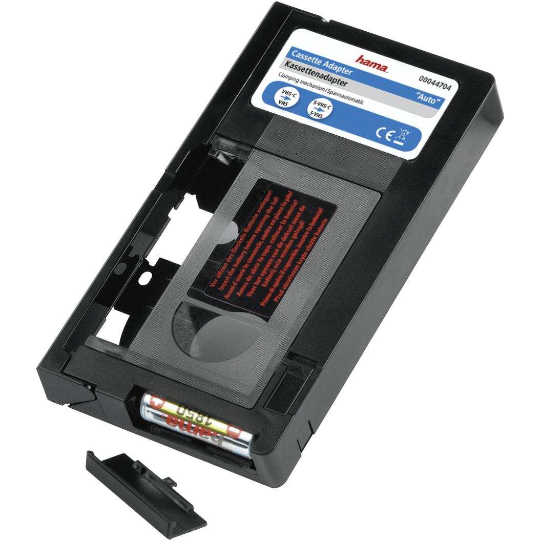 Hama Adattatore videocassetta VHS-C / VHS (Accessori video vari), Accessori video, Nero