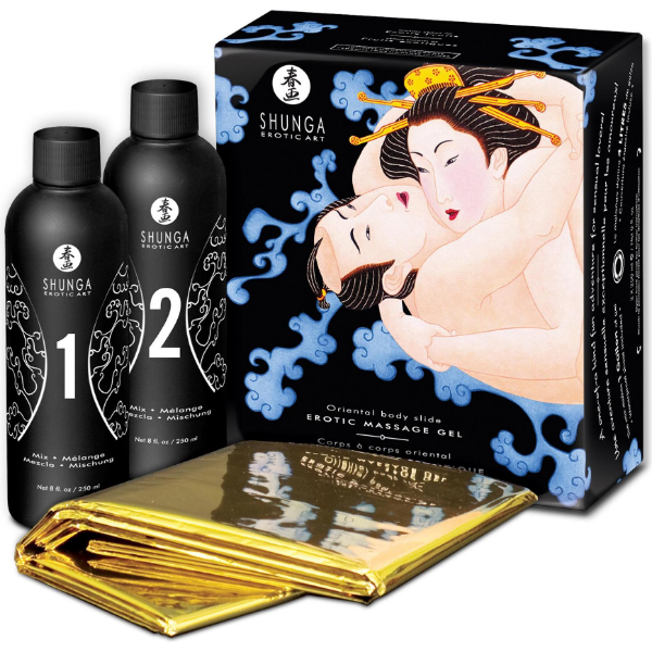 Shunga, Set Regalo Sensuale: Scivolo Corpo Orientale (Set Cura del Corpo)