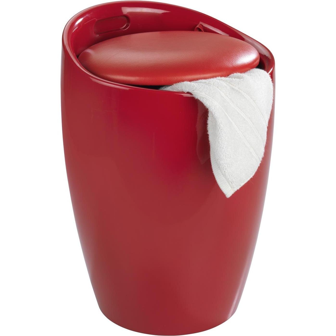 Wenko Corno: Portabiancheria da 20 Litri - Rosso