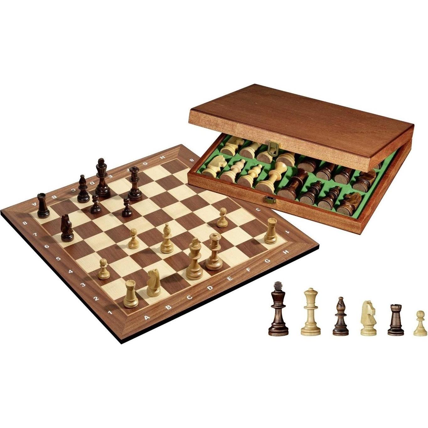 Philos Set di scacchi da torneo, campo 50 mm