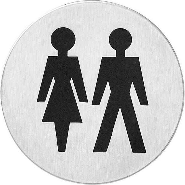 Intersteel: Pannello Informativo per Servizi Igienici (Uomo/Donna)
