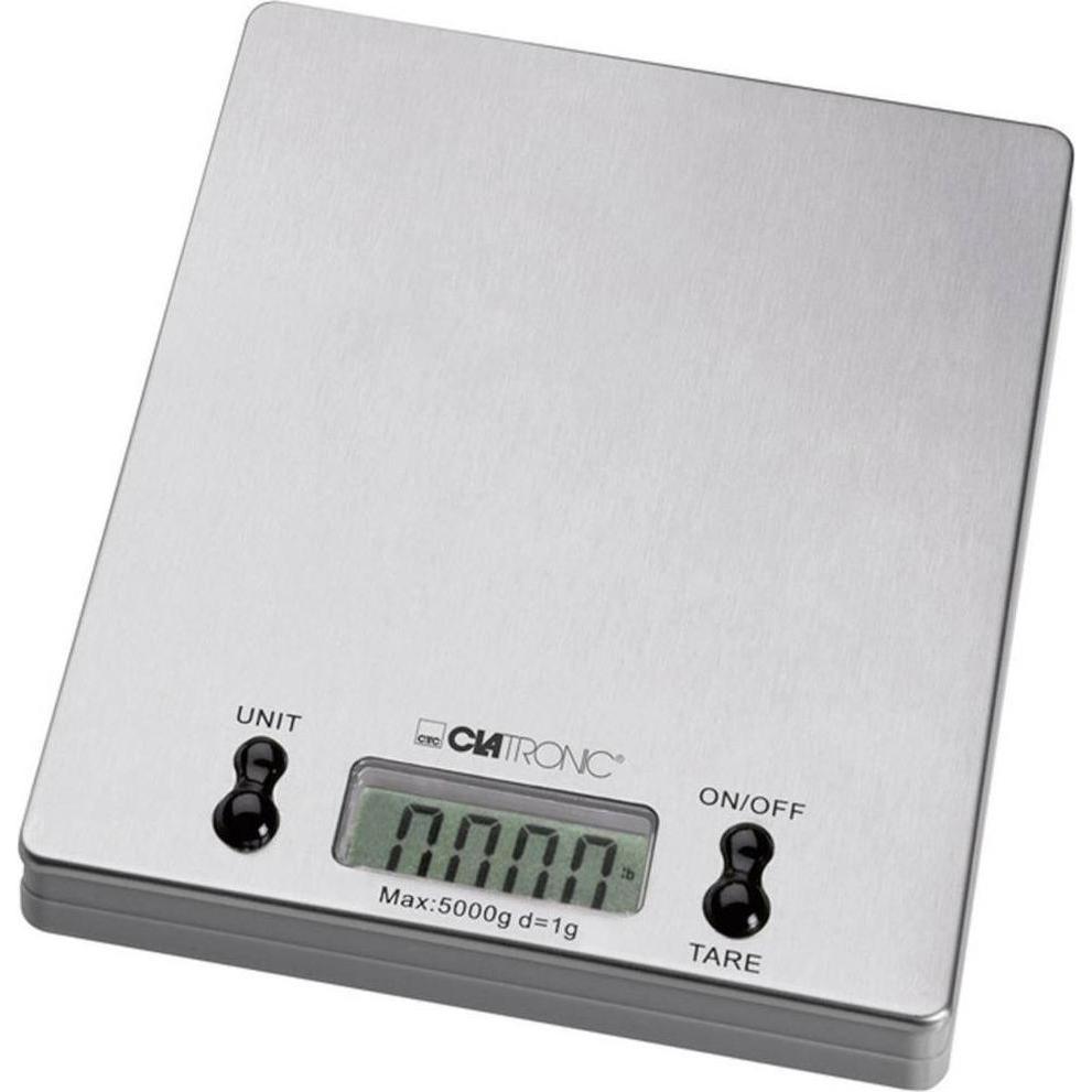 Clatronic KW 3367: Bilancia da Cucina Digitale in Argento