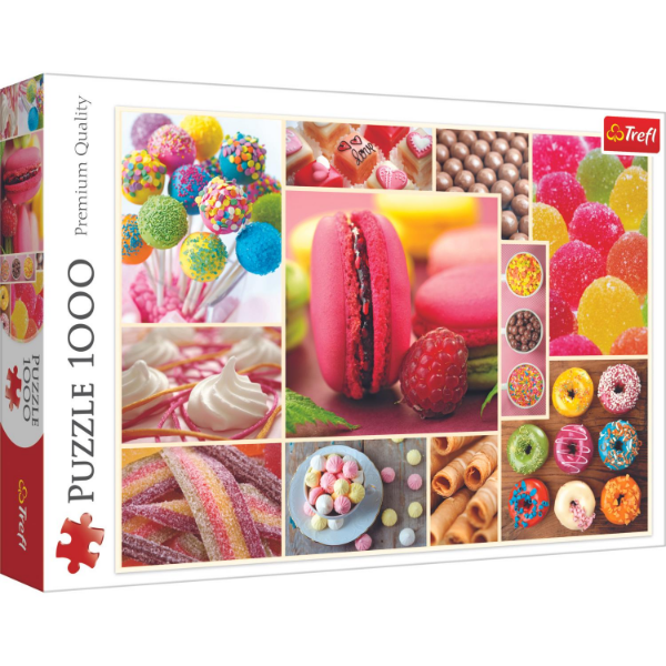 Trefl Dolci: Puzzle Collage di Caramelle (1000 pezzi)