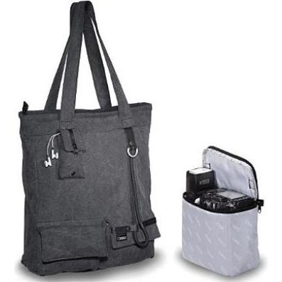 National Geographic National Geo. Borsa Walkabout (Borsa a tracolla per fotocamera), Borsa fotocamera, Nero, Grigio