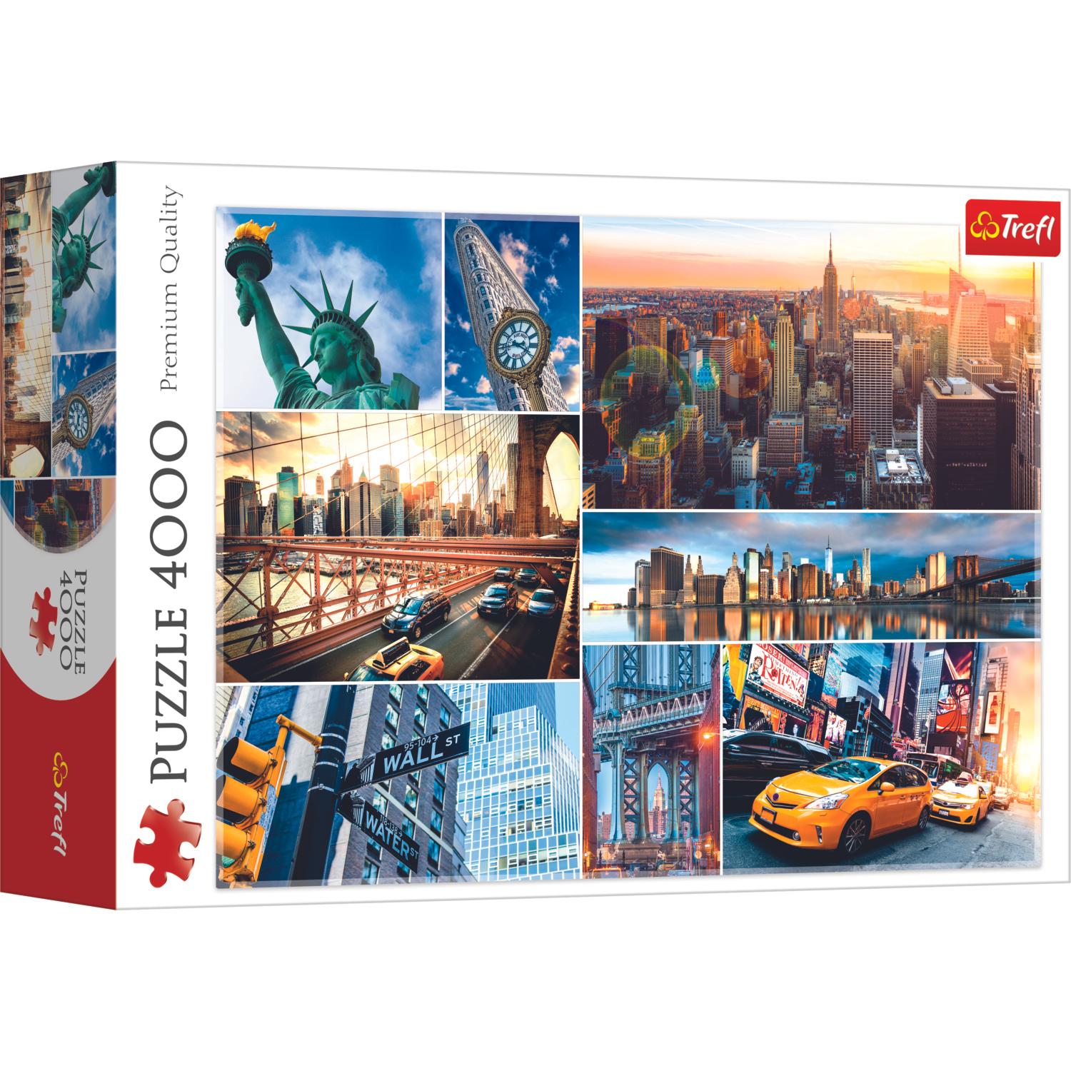 Puzzle Trefl New York Collage: 4000 Pezzi