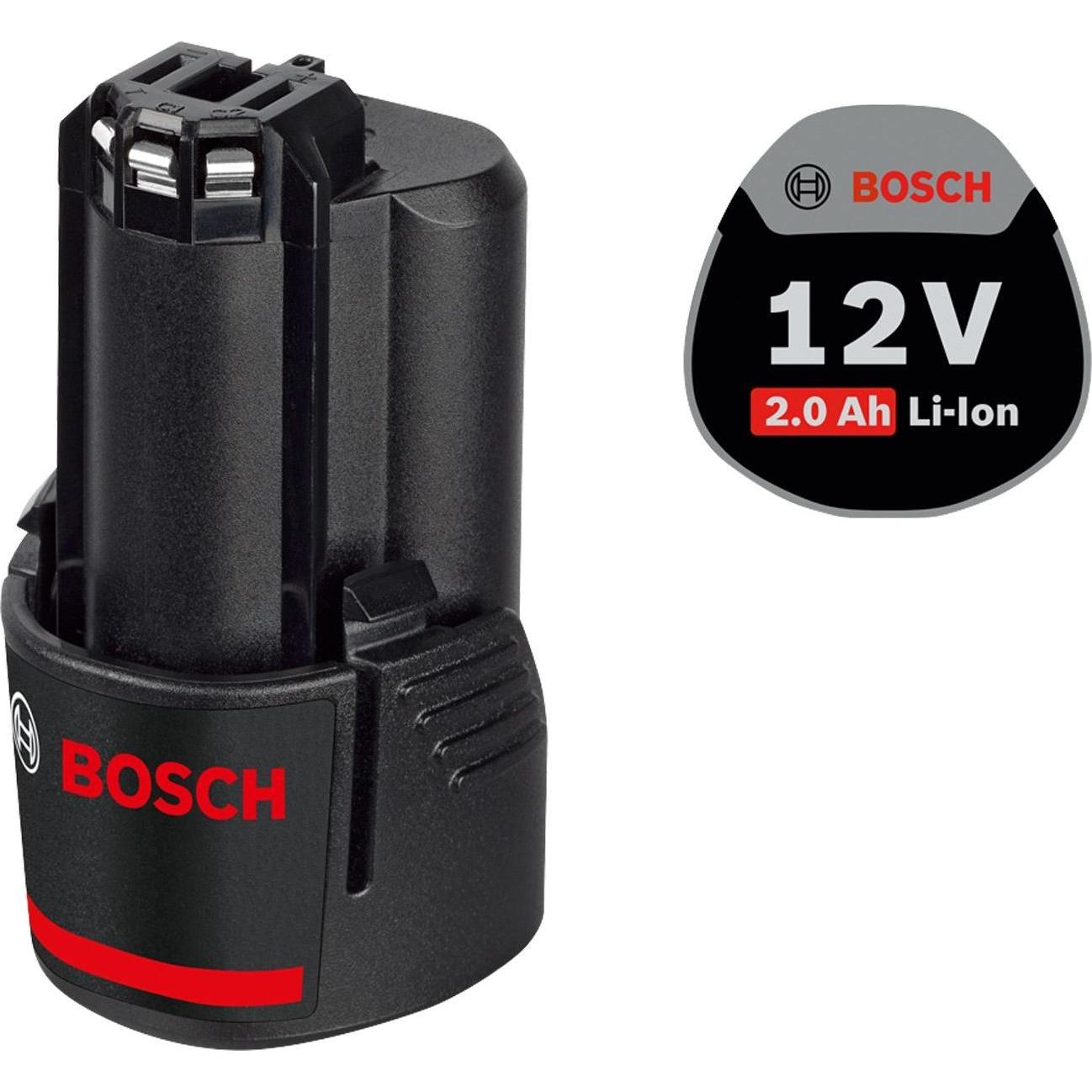 Bosch Professional: Batteria GBA 12V 2.0Ah + Caricatore
