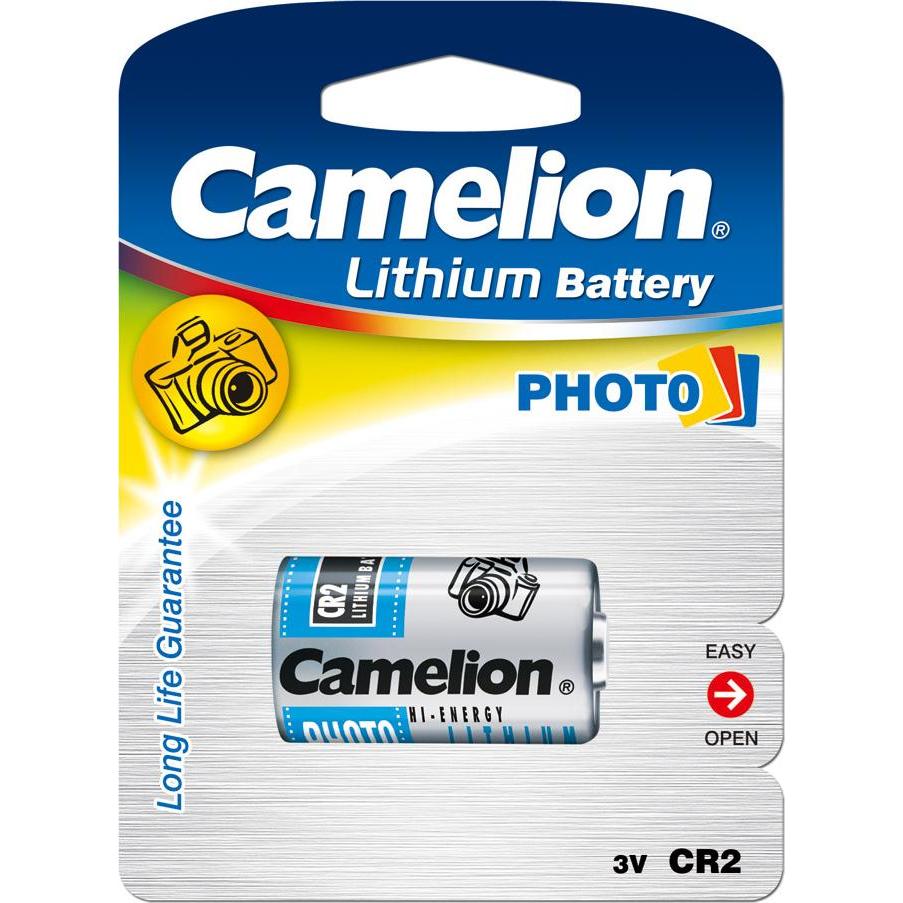 Camelion Batteria fotografica CR 2 al litio CR2 (1 pz., CR2, 850 mAh), Batterie + pile