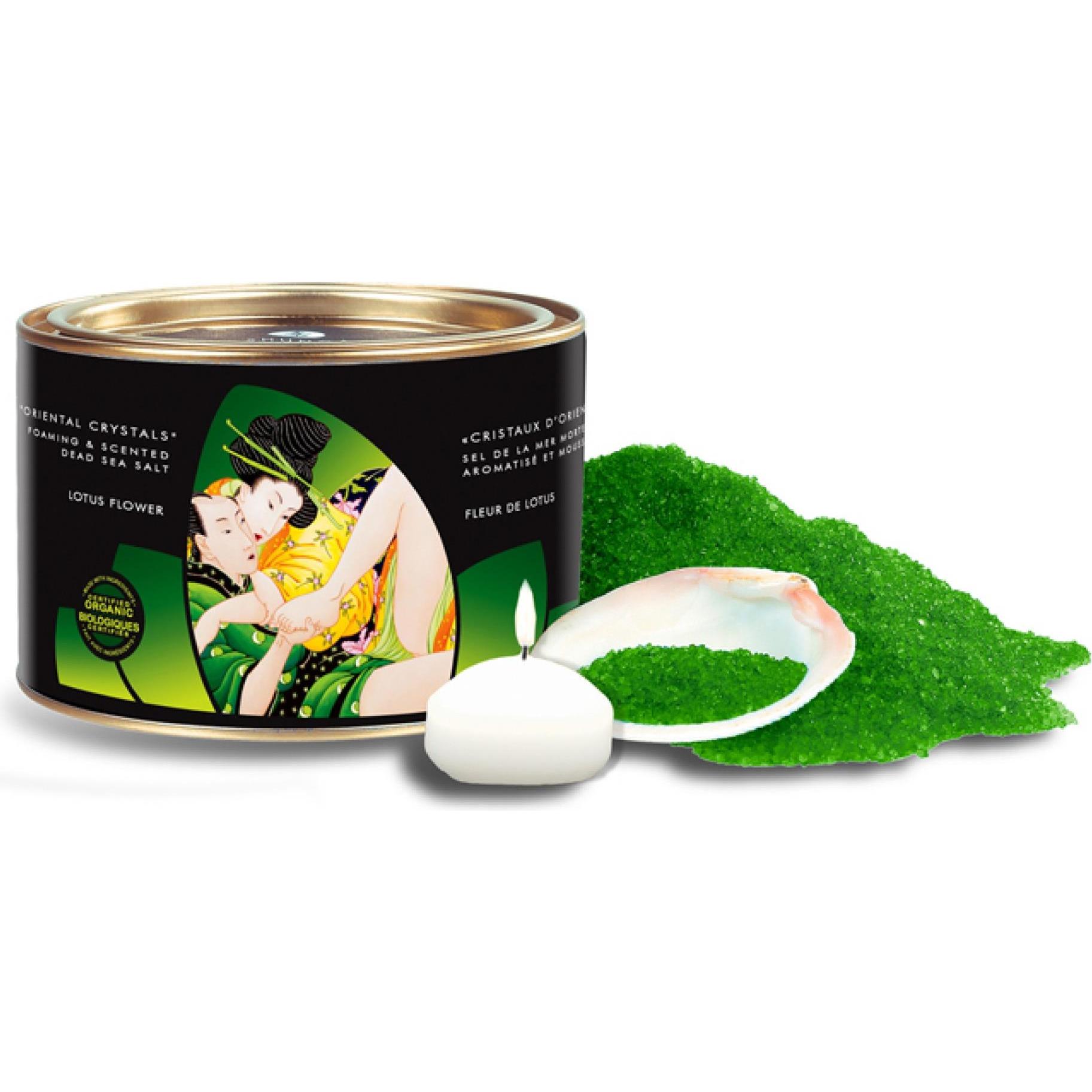 Shunga: Sali da Bagno e Bolle di Cristallo con Fiore di Loto (Perle da Bagno)