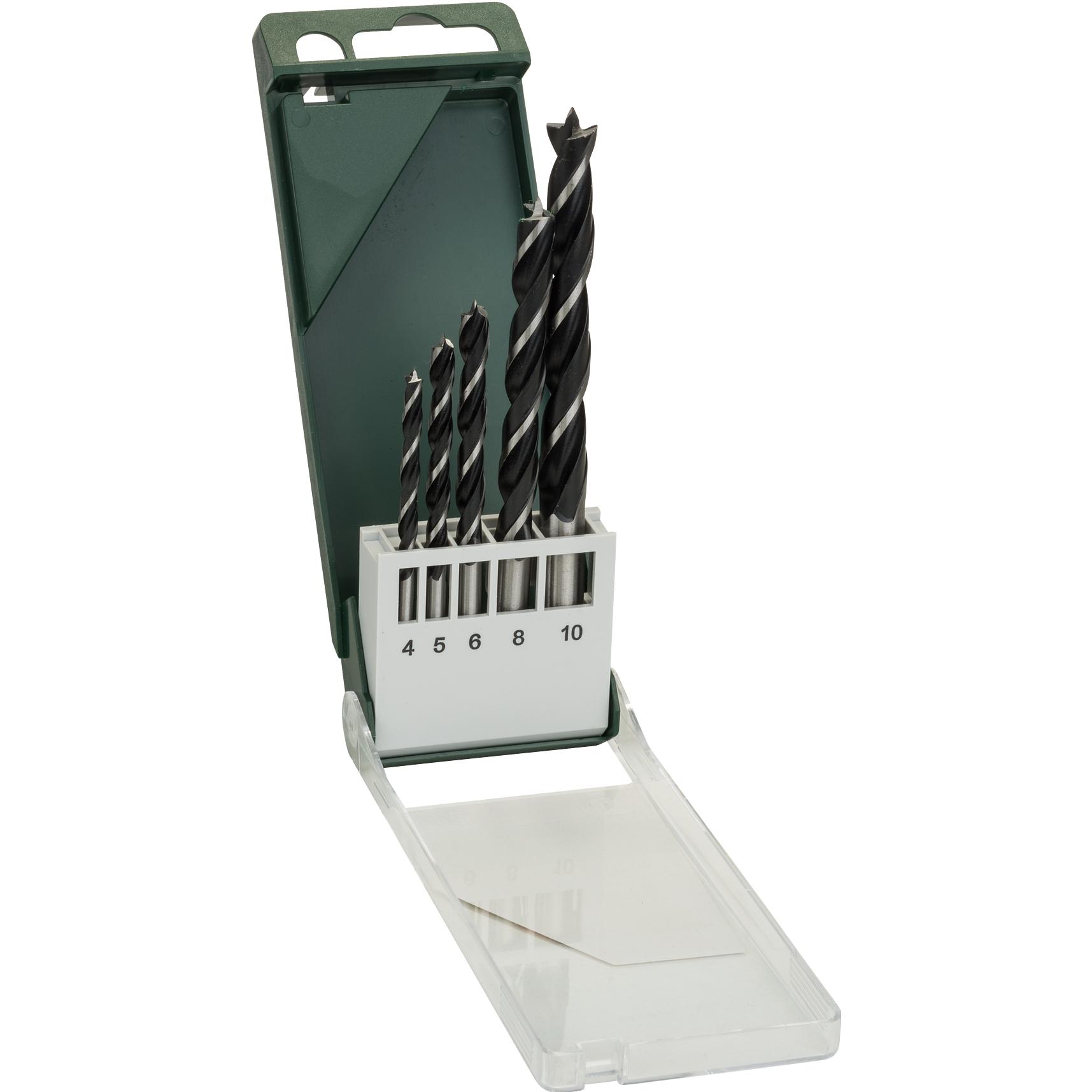 Bosch Accessori: Set di 5 Punte da Trapano per Legno (4.0mm - 10.0mm)