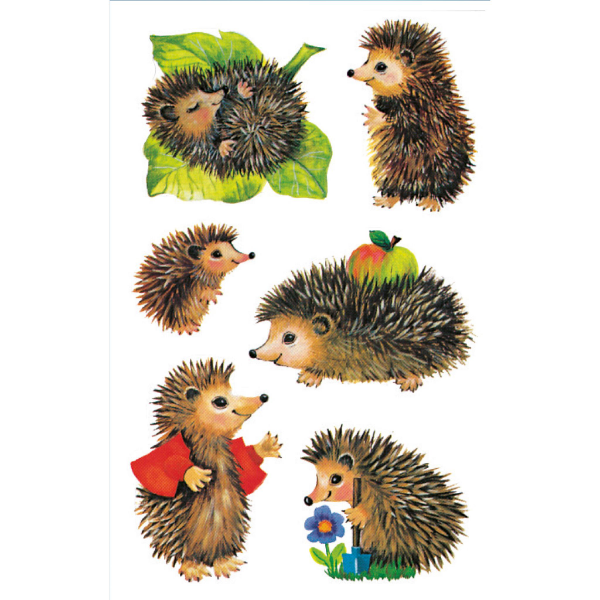 Z-Design: Adesivi Riccio per Bambini - 18 Pezzi