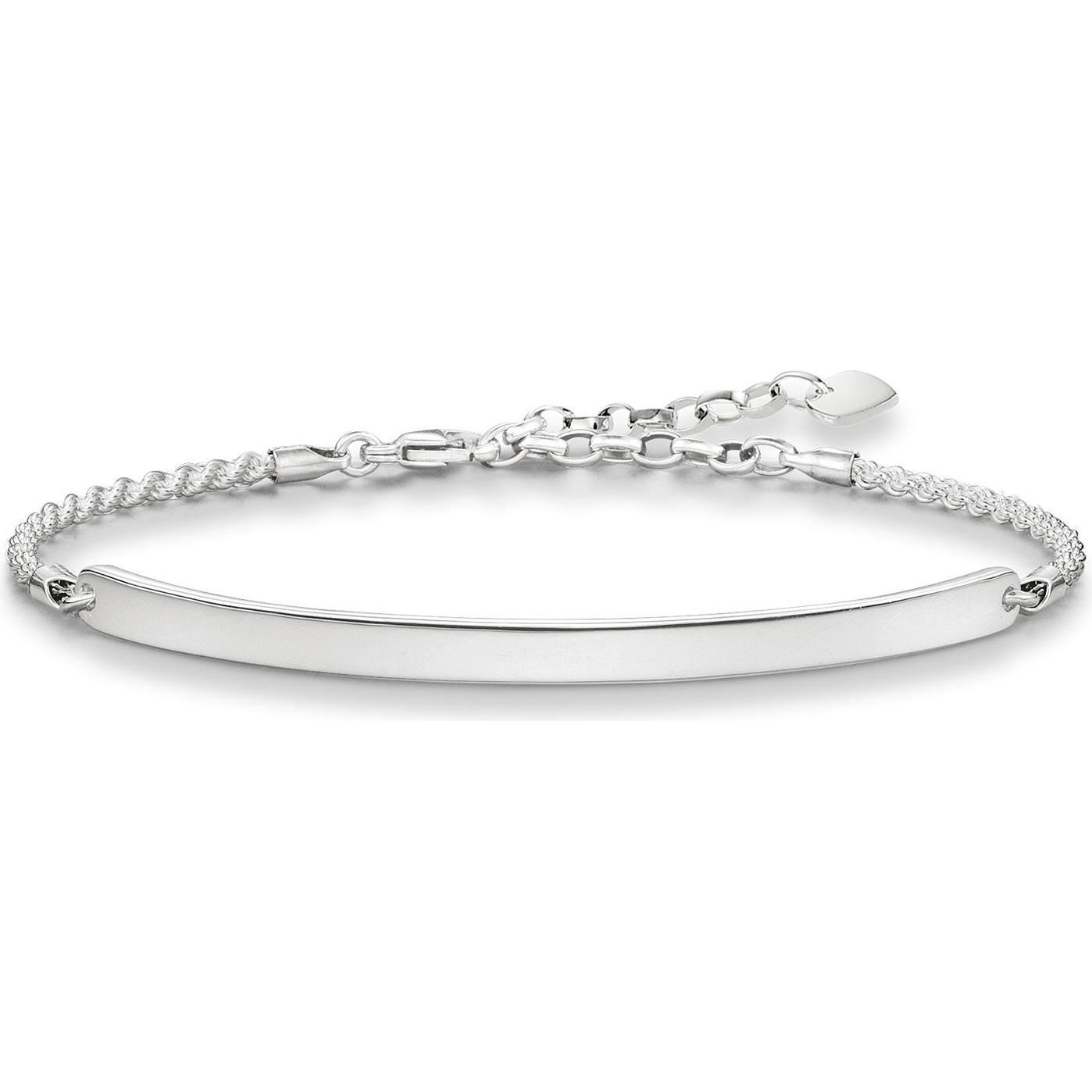 Thomas Sabo, Bracciale Classico (18cm, Argento)