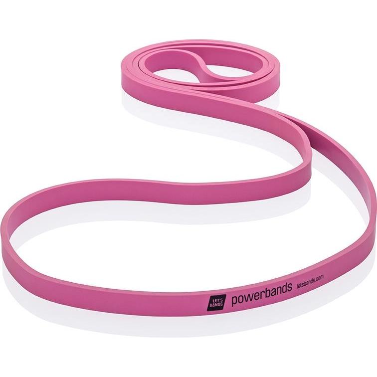 Let's Bands, Elastico fitness: Powerband Max Pink (1m, Medio)