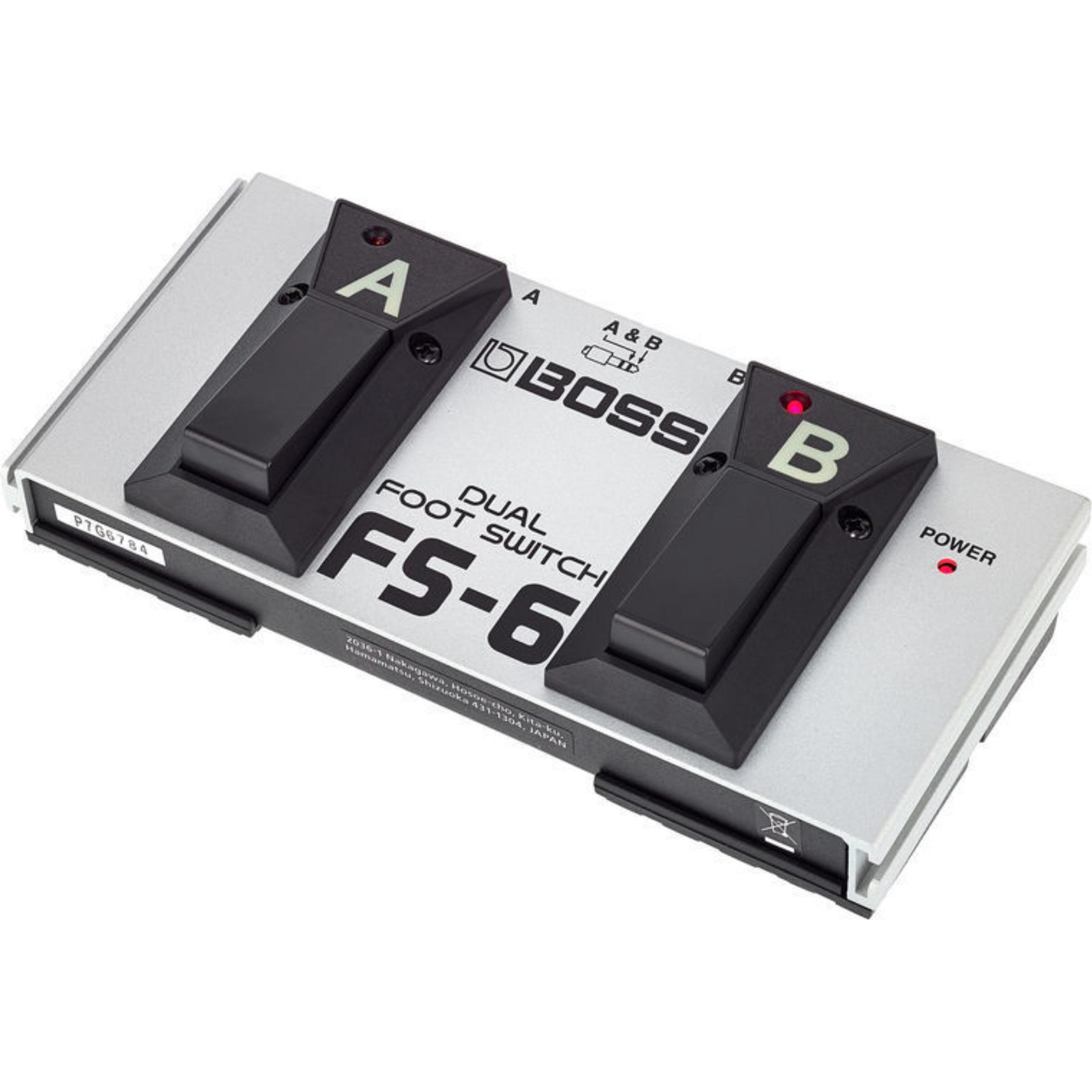 BOSS (Electronics) Pedale FS-6 (Chitarra), Pedale effetto, Grigio, Nero