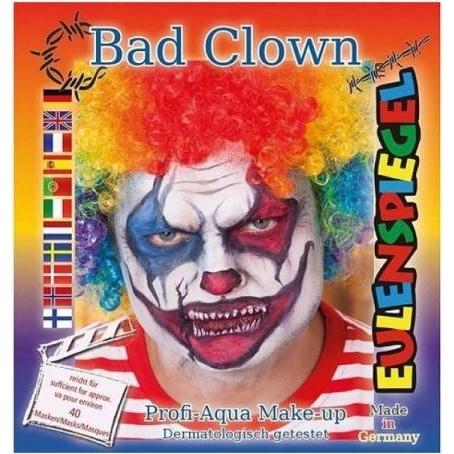 Eulenspiegel: Set di Motivi 'Pagliaccio Malvagio' - Trucco Motives