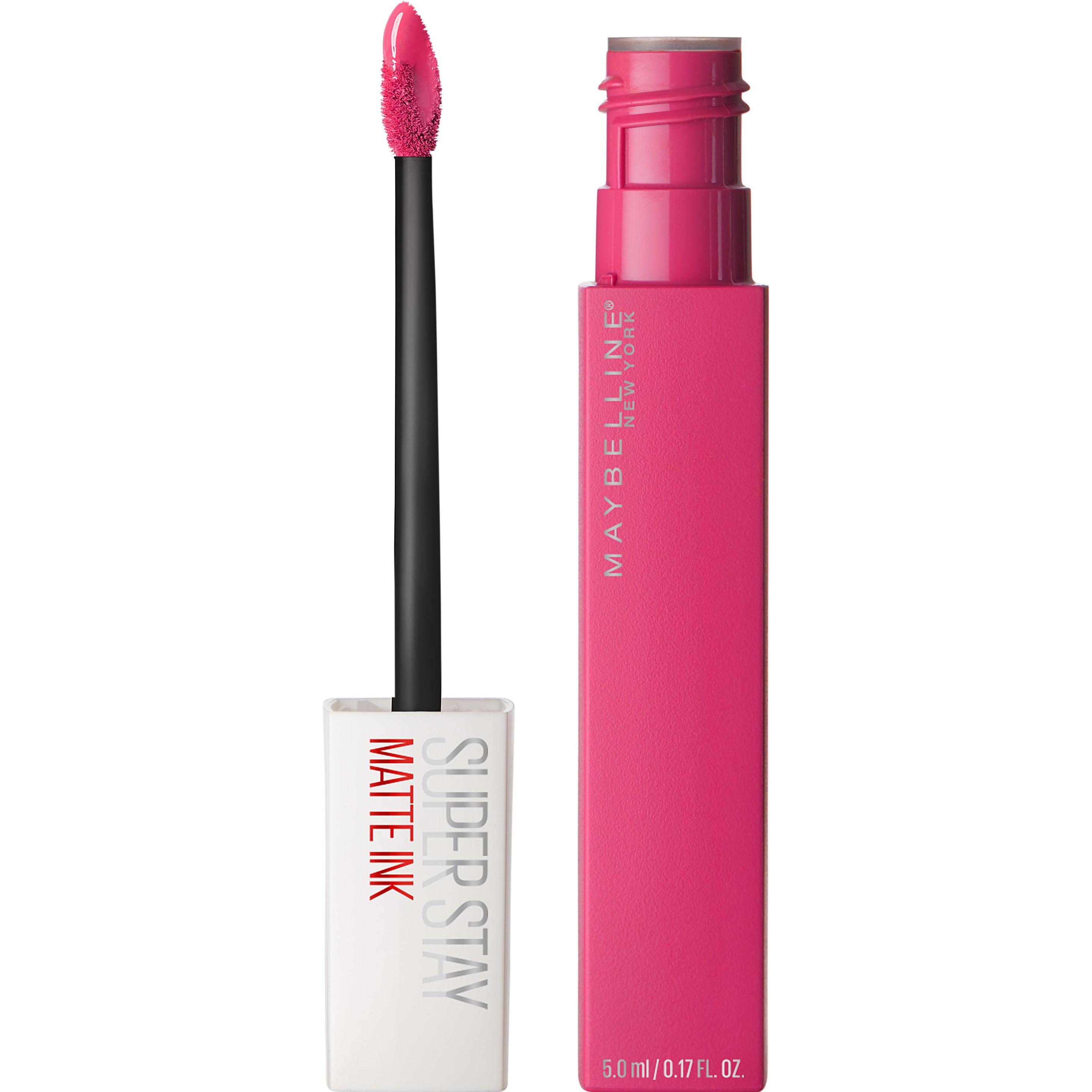 Maybelline New York, Rossetto + Lucidalabbra, Inchiostro Opaco Superstay (30 Romantico)