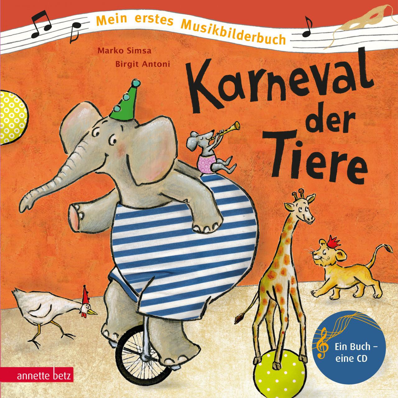 Karneval der Tiere, Libro per bambini di Marko Simsa
