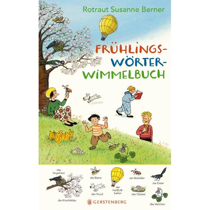 Frühlings-Wörterwimmelbuch, Libro per bambini di Rosso Signora Susanne Berner