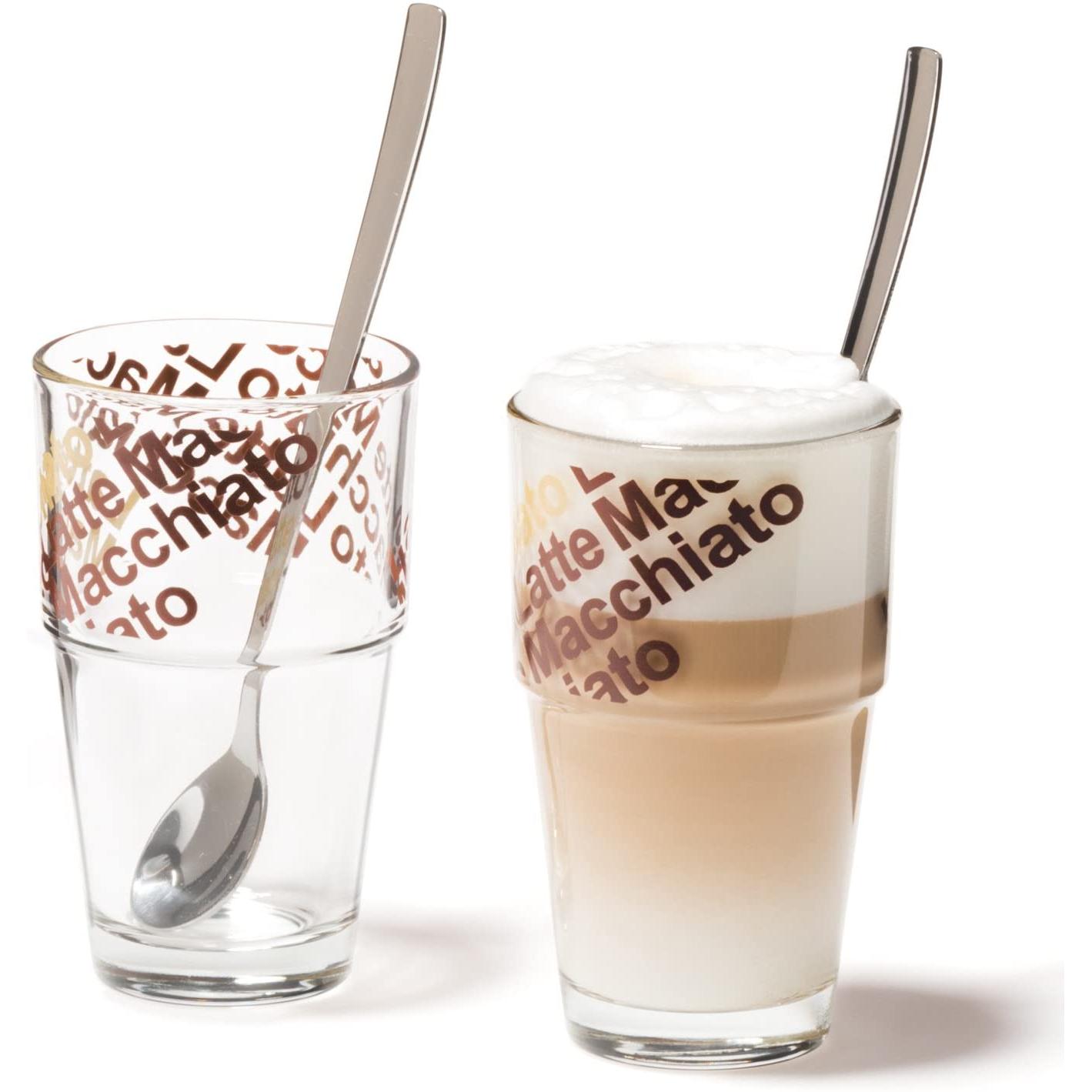 Leonardo Café Latte Solo Set 4 pz., Tazza, Trasparente