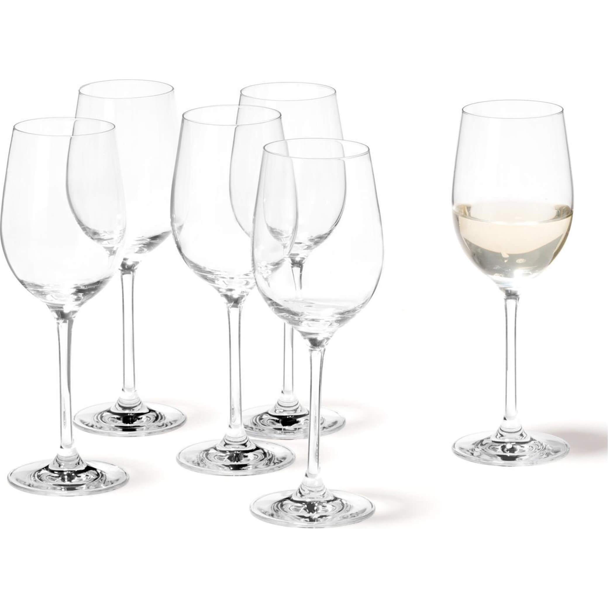 6x Leonardo Ciao+, Calice da vino, Trasparente