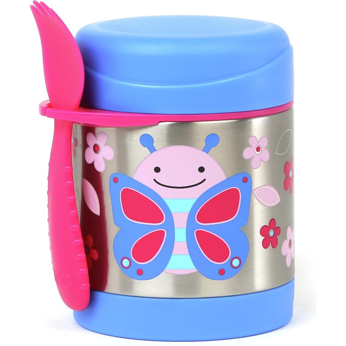 Skiphop, Contenitore pappa + latte, Farfalla