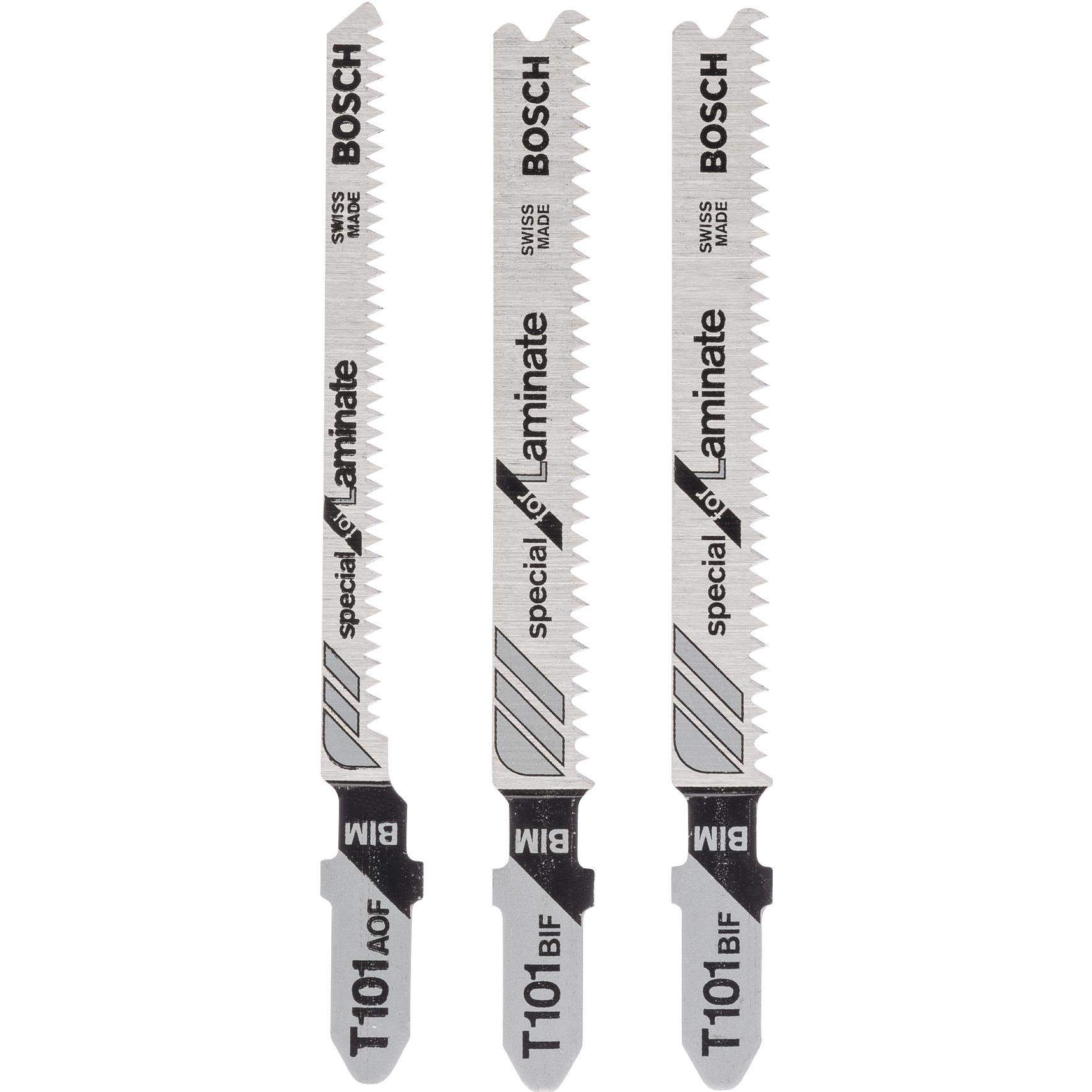 Bosch Zubehör: Set di Lame Seghetto Alternativo 3 Pezzi (T 101 BIF x2, T 101 AOF)