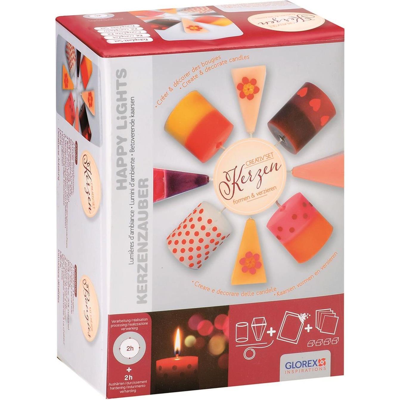 Glorex Leruem: Set Creativo per Candele Personalizzate